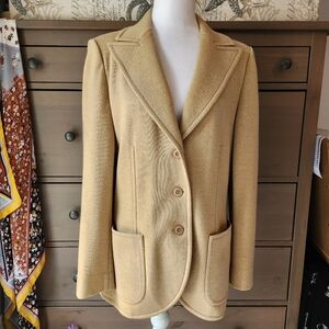 Bleyle for Hooper 100% Virgin Wool Blazer Jacket Made In West Germany Womens 14